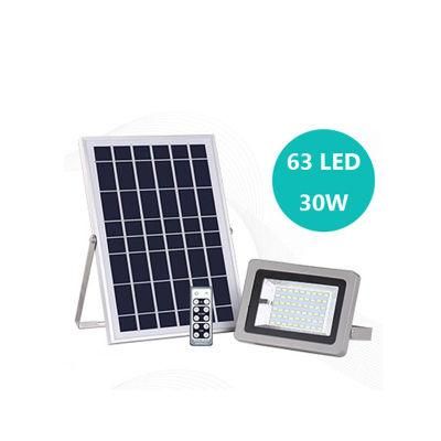 63 LED Outdoor Remote Control Solar Garden LED Flood Light