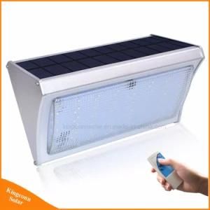 New Radar Sensor Solar Light 56LED 800lm Aluminium Solar Garden Lights Outdoor Wall Light with Remote Control