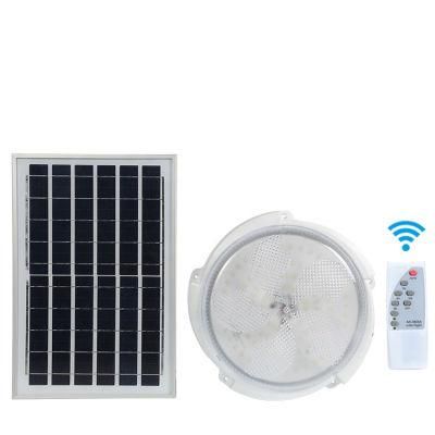 Remote Control Kitchen Round Aluminum Waterproof Round Solar Indoor Garden Home Powered Saving Energy Lamp Indoor LED Ceiling Light