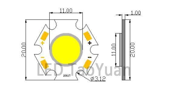 3W Low Price Best Selling COB Module