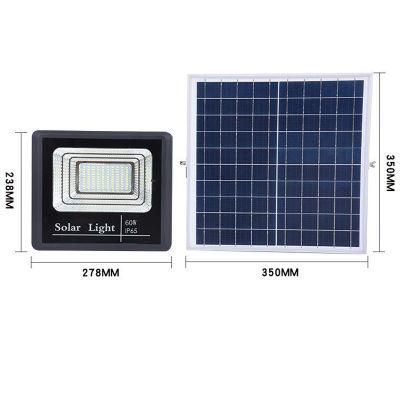 60W Solar Flood Lamps, Waterproof Aluminum Outdoor Lights, 5meter Wire Floodlights