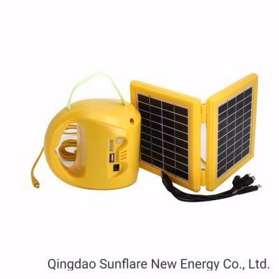 2020 Qingdao Manufacturer Solar Panel Power Energy Saving Lamp LED Light for Camping and Home Lighting