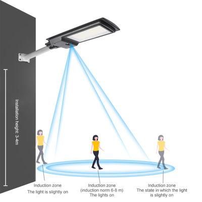 High Power Integrated SMD Stadium Outdoor Waterproof IP65 50W 100W 200W 300W All in One Solar LED Street Lights