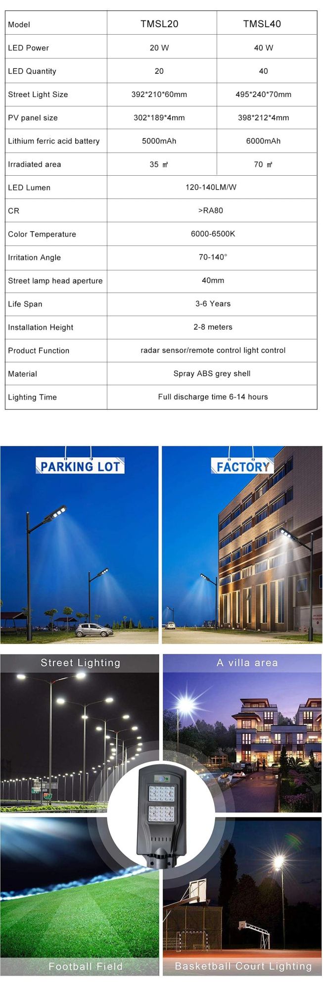 Factory ODM Outdoor Waterproof Competitive Price Solar Street LED Light