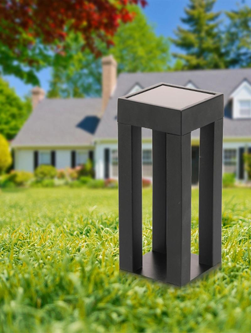 Plastic Modern Solar Bollard Garden Light