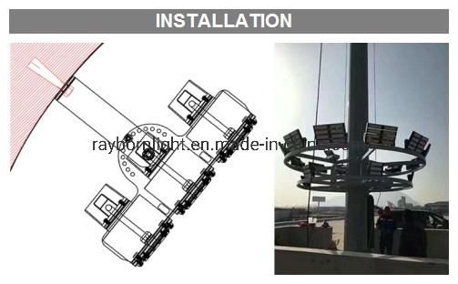 IP65 120watt 150watt Outdoor Parking Lots LED Flood Lighting for Roof Topmounted