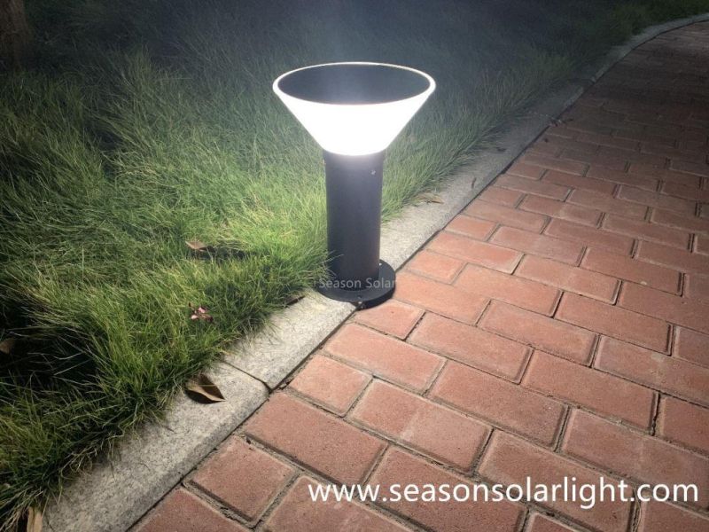 High Lumen Energy Saving Lamp 5W Outdoor Lighting LED Solar Pillar Light with LED Light