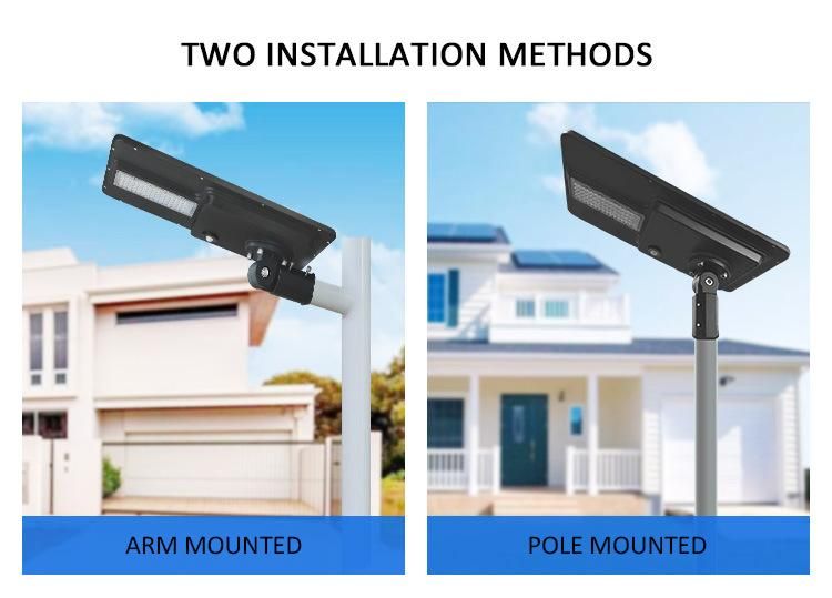 PIR Sensor Light Control 40W 12V Integrated Solar Street Light