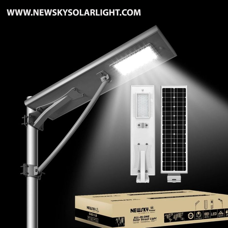 Outdoor Factory Commercial Project Aluminum Alloy All in One Solar LED Street Lights