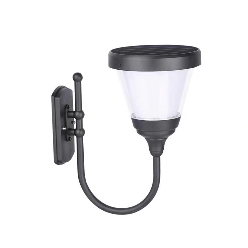 Solar Fence Light Wa-Terproof Powered Solar Wall Lights, Outdoor Wall Mount Decorative Lights