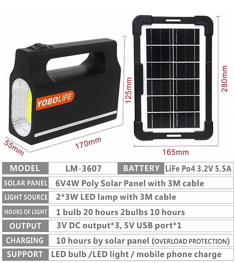 Two Color Solar Lighting System