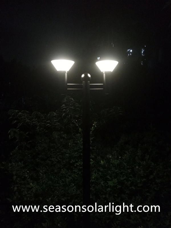 High Power LED Lighting 2m Pole System LED Outdoor Solar Garden Light with LED for Yard Lighting