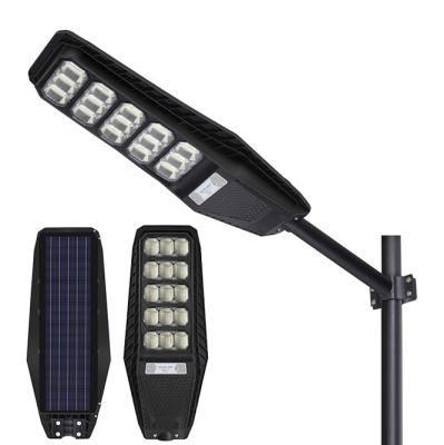 Outdoor Road Solar Powered Remote Control Dusk to Dawn 12 Hours Work LED Solar Street Light