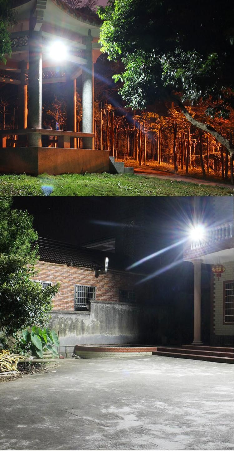 Outdoor Motion Sensor LED Solar Flood Light with Remote Control