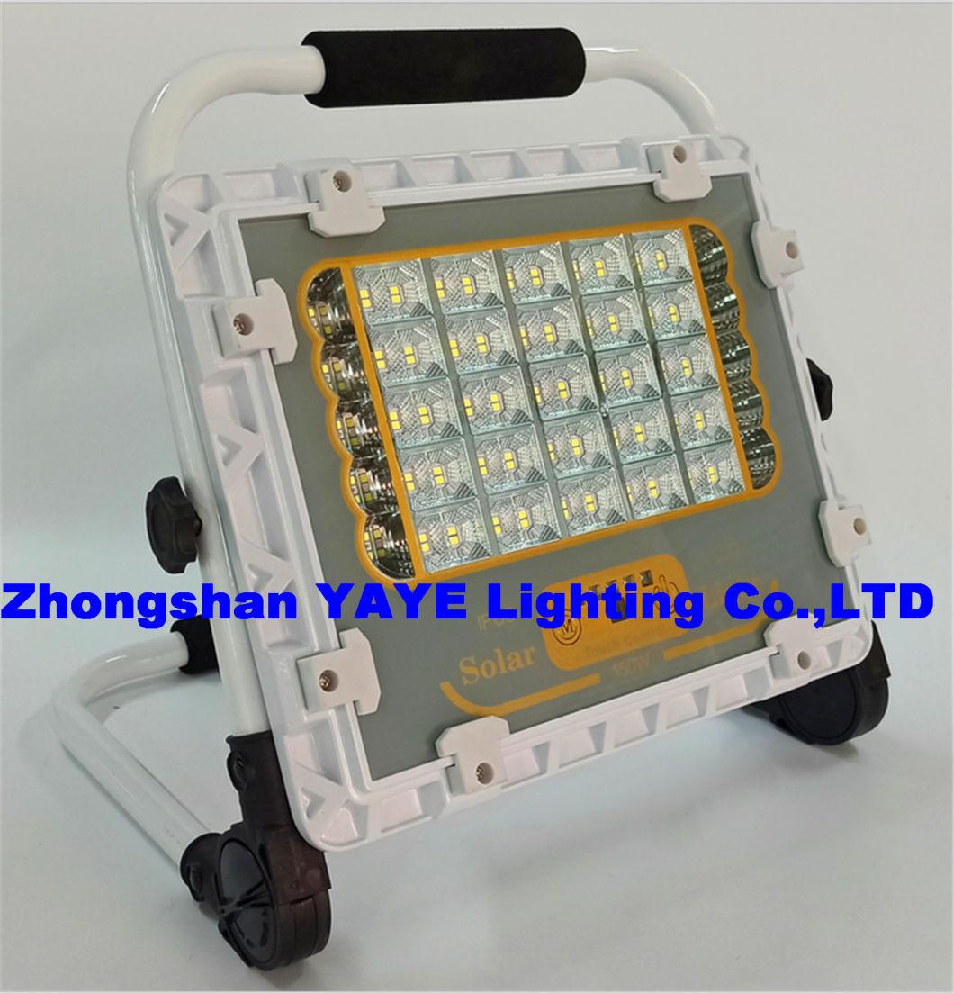 Yaye 2021 Hot Sell Best Sell IP67 100W Solar LED Flood Garden Lamp with Available Watt 50W/100W/150W/200W/300W/400W