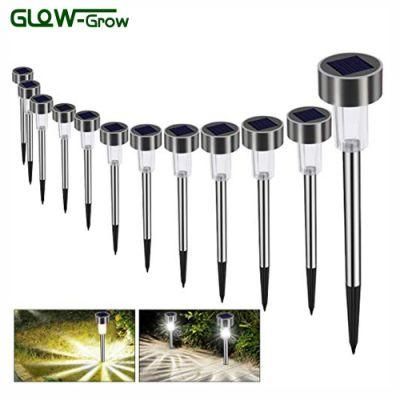 Stainless Steel Auto on/off Outdoo Solar Pathway LED Light for Yard, Patio, Path