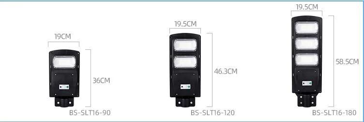 Bspro IP65 Waterproof ABS Road Light Outdoor Solar Street Lamp