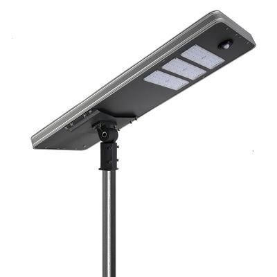 China Manufacture IP65 Waterproof Outdoor 30W 40W 50W 60W 80W 100W 120W Adjustable Integrated Solar Street Light