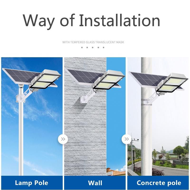 Best Price Road Lighting Sensor Motion Lights Waterproof IP65 250W 300W Split Solar LED Street Light