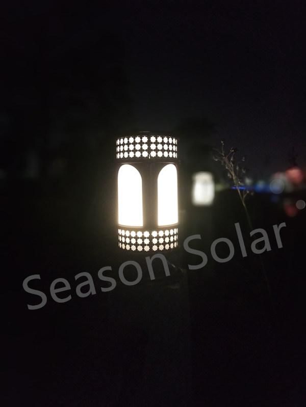 Nice Christmas LED Night Lighting Outdoor 4W Solar Panel System Solar Pillar Light