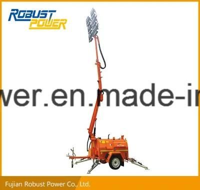 Kubota Folded Mast Hydraulic Mobile Lighting Tower