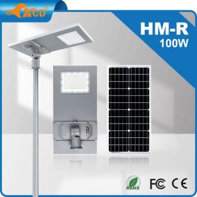 30000 Lumen 100W 200W 300W Smart Vintage Streetlight All in One Solar Street Light Outdoor with Battery