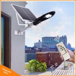 Solar Panel Powered Garden Lamp 20W LED Street Light for Outdoor Lighting with Remote Control