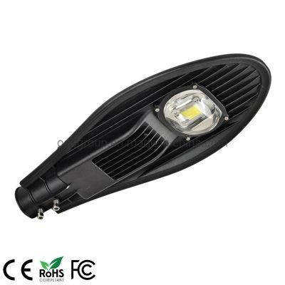 Factory Direct Low Price Die-Casting Roadway Lighting Aluminium 50W COB LED Street Light