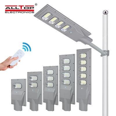 Alltop China Supplier Waterproof Outdoor 30W 60W 90W 120W 150W All in One Solar LED Street Light