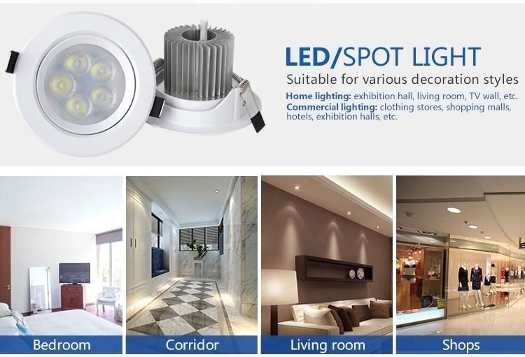 12W LED Downlight Surface Mounted LED Recessed Light Ceiling