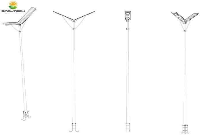 40W LED Integrated Solar Street Light with 5 Years Warranty (SNSTY-240)