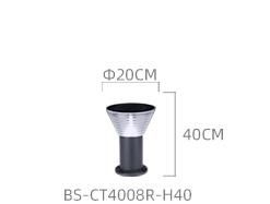 Bspro IP65 Decoration Modern Design Outdoor Waterproof LED Bollard Lights Solar Garden Light