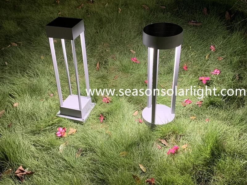 Modern Square Lighting LED Solar Outdoor Garden Solar Lawn Light with Solar Panel System