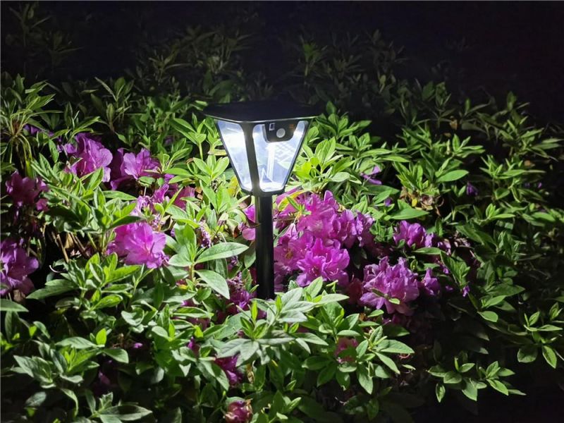 Factory Supply Waterproof Outdoor Garden Solar Lawn Lights with PIR Motion Sensor