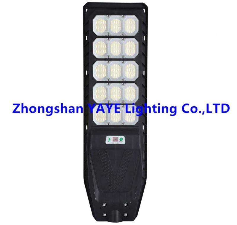 Yaye 2022 Hot Sell Factory Price 400W Outdoor All in One Solar LED Road Street Lamp with IP67/1000PCS Stock/ Remote Controller/Motion Sensor