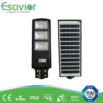 All in One Integrated Motion Sensor Solar LED Street Light 90W