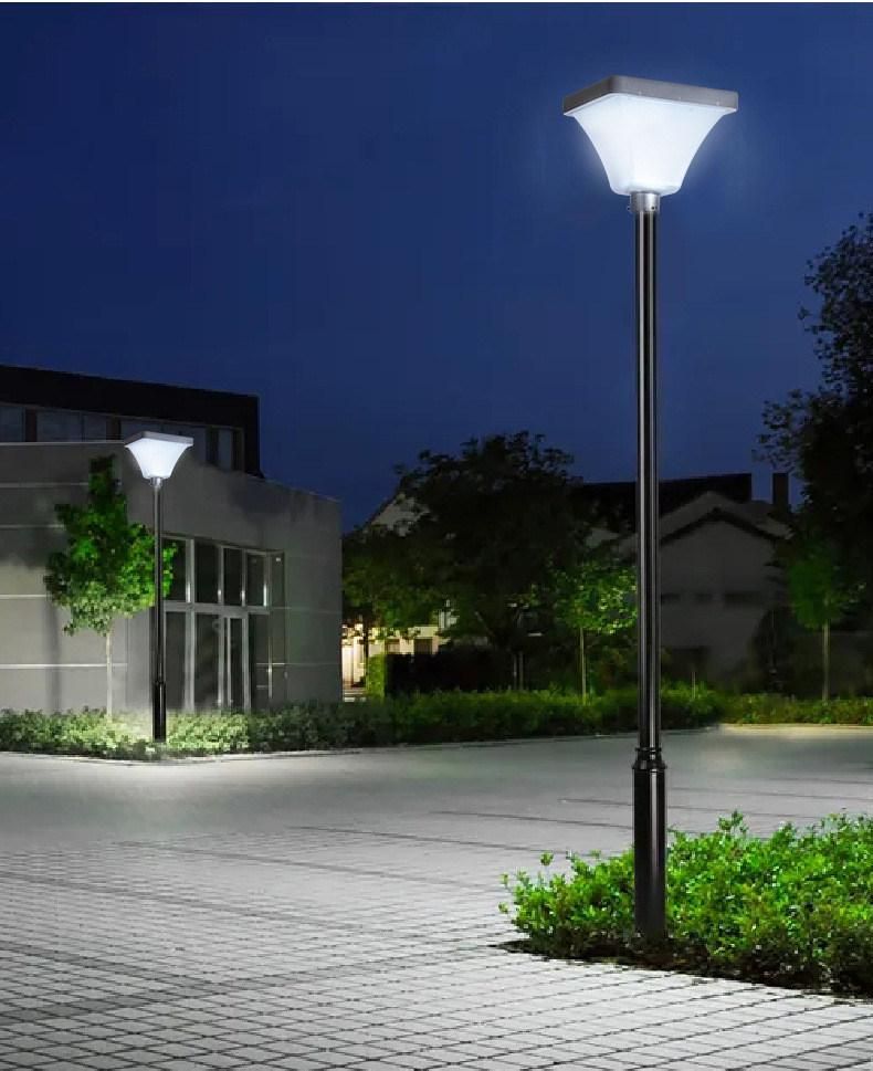 20W 30W Outdoor Piazza LED Solar Garden Light UFO Round Light for Park