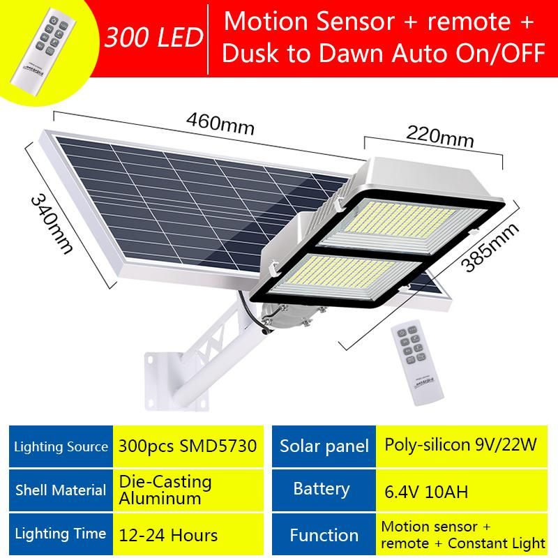 Easy Installation Complate Village Garden Pole Solar Street Lighting with Inbuilt Battery