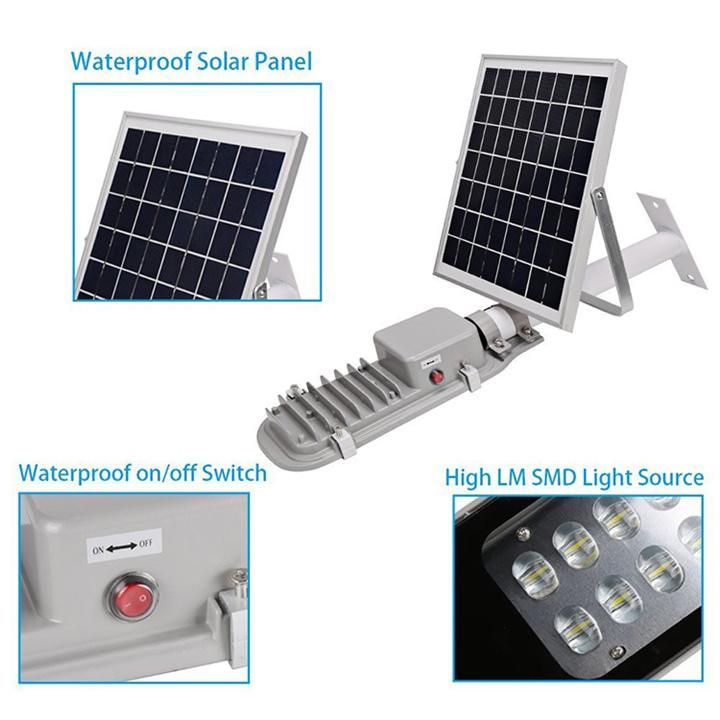 Hepu 12V/24V Solar System 60W Integrated LED Solar Streetlight