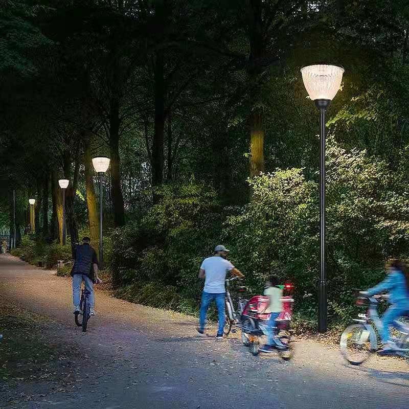 High Power Energy Saving LED Lamp 3m Outdoor Garden Pathway Solar Parking Lot Lighting with LED Light