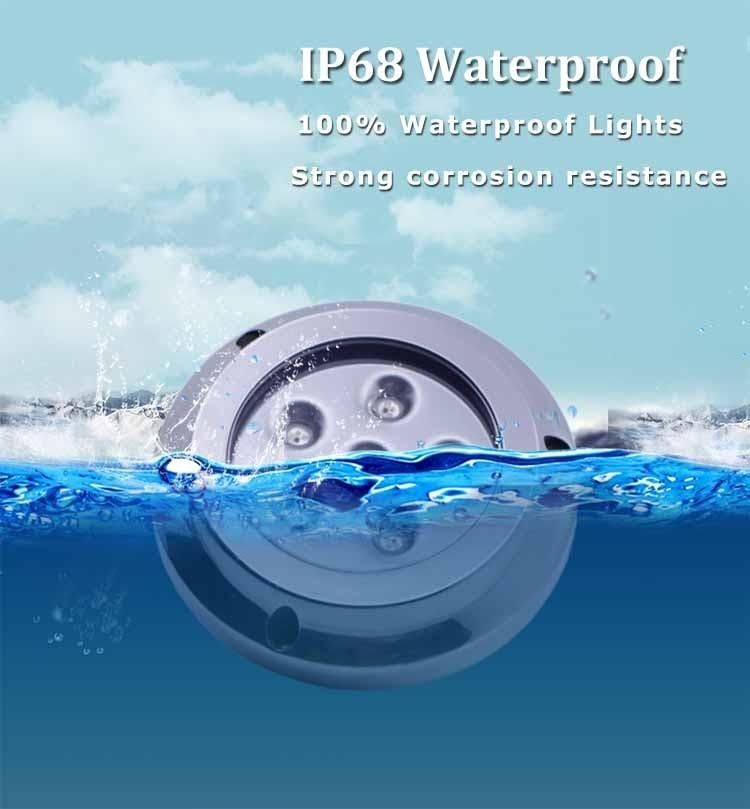 12V IP68 Waterproof LED Boat Lighting Stainless Steel 36W Under Water Underwater Boat Light