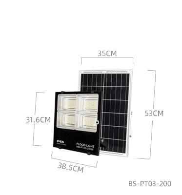 Bspro High Quality Competitive Price Solar Flood Light Energy Saving LED Solar Panel Flood Light