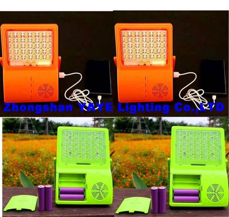 Yaye Factory Price 25W Solar LED Bluetooth Lamp High Power Solar Bluetooth Charging LED Work Lamp