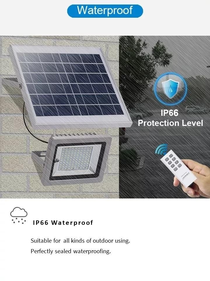 Sfl04-100W Solar Flood Light with Motion Sensor