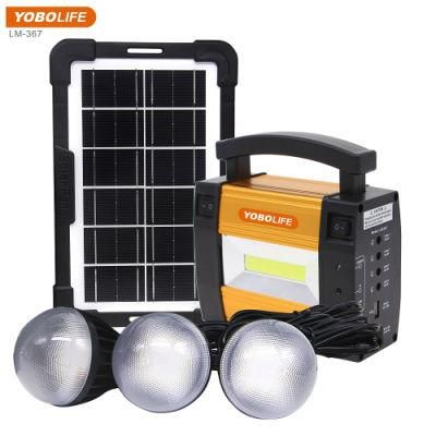 Yobolife 4W Aluminum Solar Power Kit for Home LED Lights