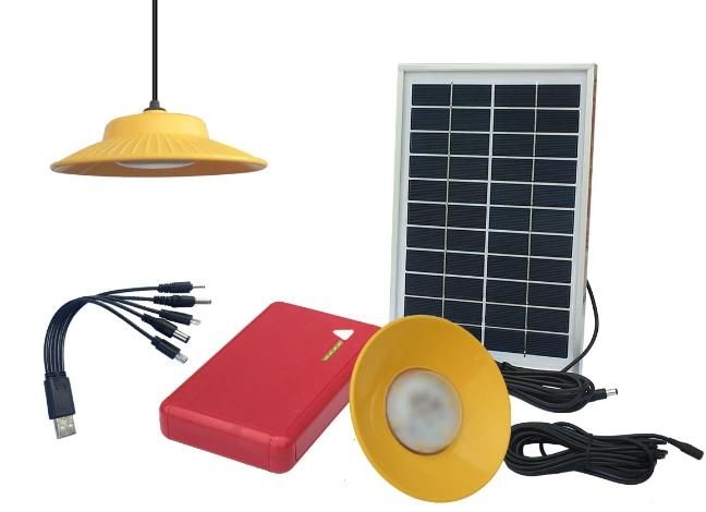 6W/11V Solar Lighting System Kit for Rural and Disaster Area