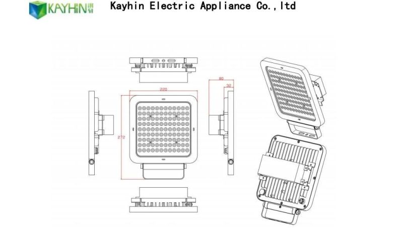 IP66 LED Light Premium Exterior Multiple Optic LED Flood Light 30W 50W 100W 200W 300W Proof and Outdoor Light IP66 UL CE RoHS TUV Certificate Soalr Floodlight