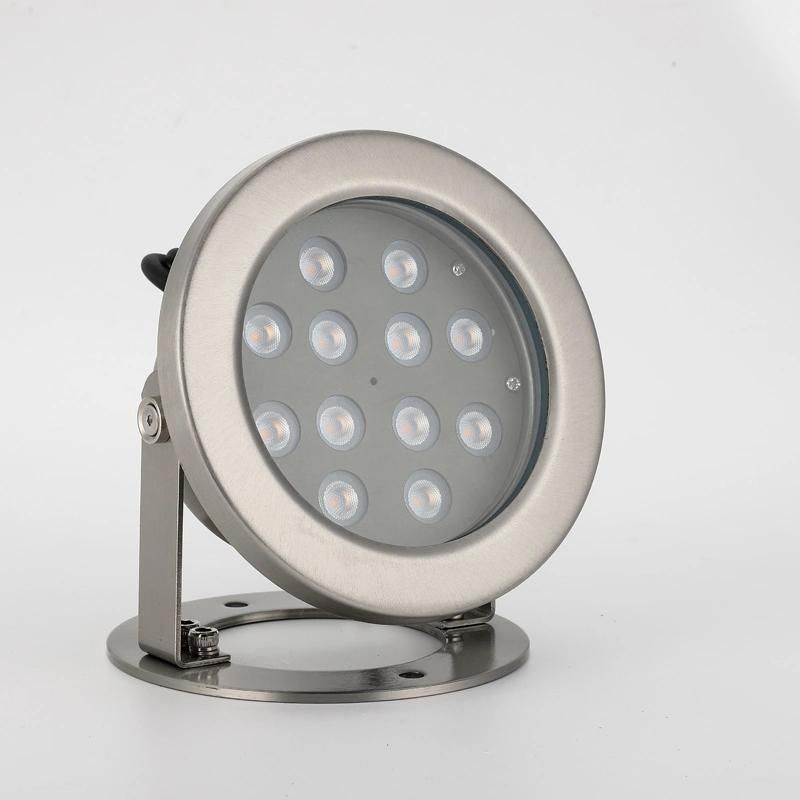 12W Underwater Lamp IP68 Stainless Steel LED Pool Light