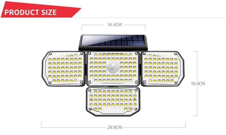 Bspro Decorative Waterproof Wall Light Battery for Home Outdoor Solar Wall Light