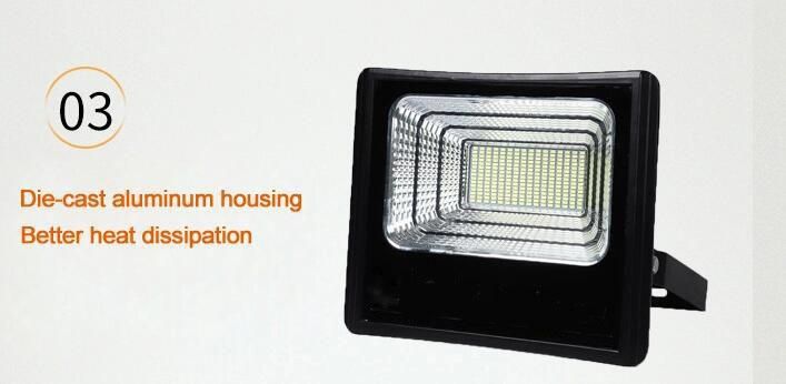 60W Commercial Solar Flood Lights IP67